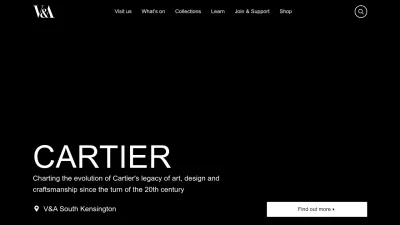 Screenshot preview of vam.ac.uk