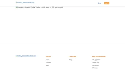 Screenshot preview of pivotaltracker.com