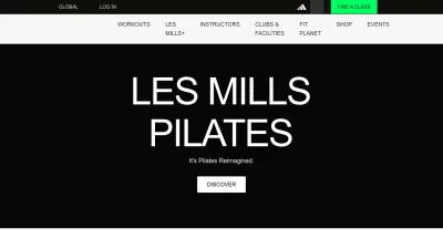 Screenshot preview of lesmills.com