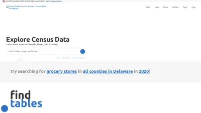 Screenshot of Data.census.gov