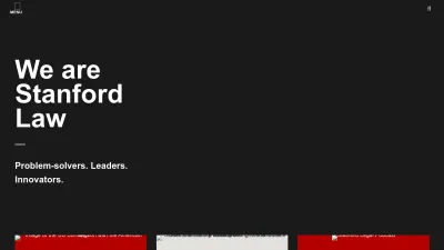Screenshot of Law.stanford.edu