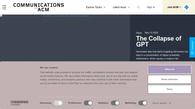 Screenshot of Cacm.acm.org