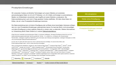 Screenshot preview of senckenberg.de