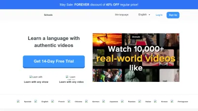 Screenshot of Fluentu.com