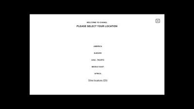 Screenshot preview of chanel.com