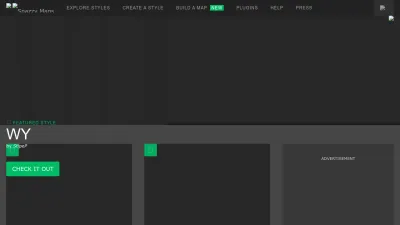 Screenshot preview of snazzymaps.com