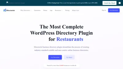 Screenshot preview of directorist.com
