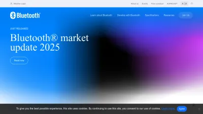 Screenshot preview of bluetooth.com