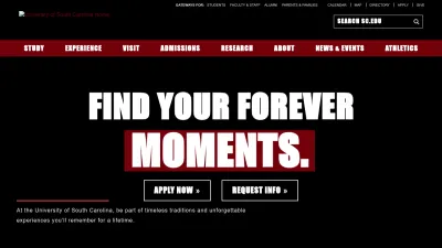 Screenshot preview of sc.edu