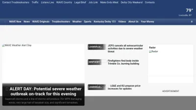 Screenshot preview of wave3.com