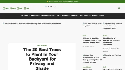 Screenshot of Bobvila.com