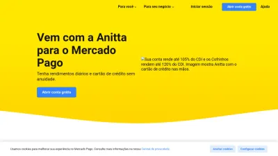 Screenshot of Mercadopago.com.br