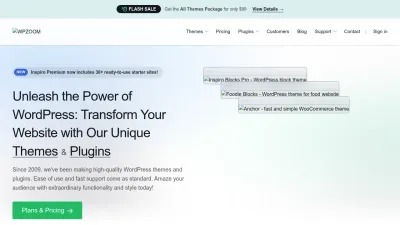 Screenshot preview of wpzoom.com