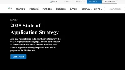 Screenshot of F5.com