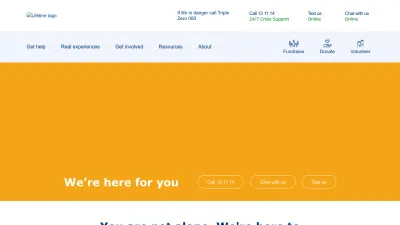 Screenshot of Lifeline.org.au