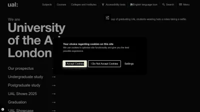 Screenshot preview of arts.ac.uk