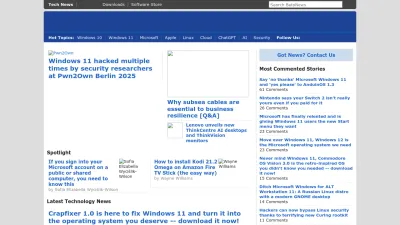 Screenshot of Betanews.com