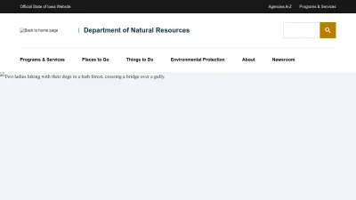 Screenshot of Iowadnr.gov