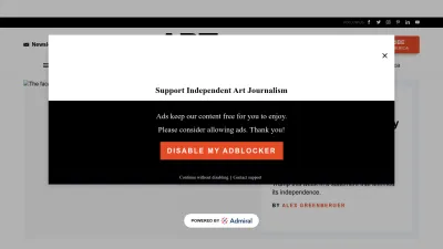 Screenshot preview of artnews.com