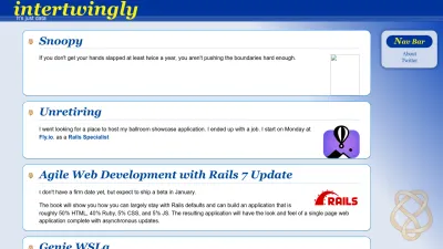Screenshot of Intertwingly.net