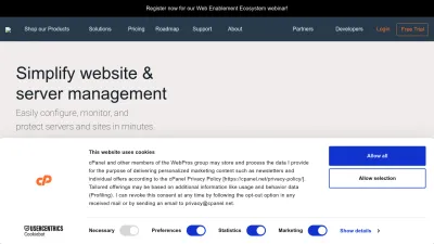 Screenshot preview of cpanel.net
