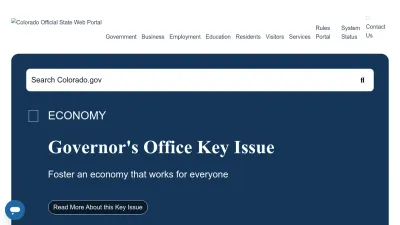 Screenshot of Colorado.gov