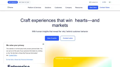 Screenshot of Usertesting.com