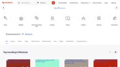 Screenshot of Eventbrite.com.au