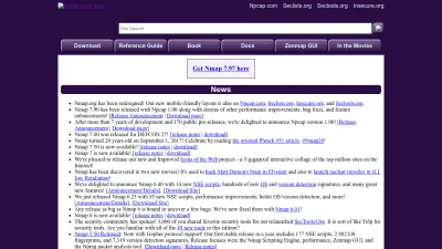 Screenshot preview of nmap.org