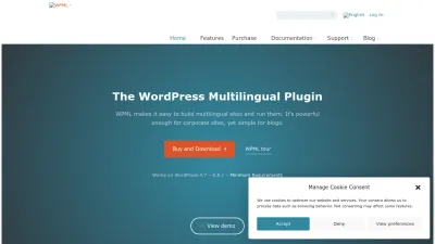 Screenshot of Wpml.org