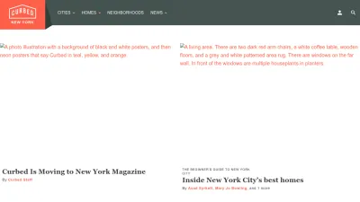 Screenshot preview of ny.curbed.com