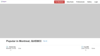 Screenshot preview of vagaro.com