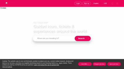 Screenshot preview of civitatis.com