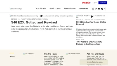Screenshot preview of thisoldhouse.com
