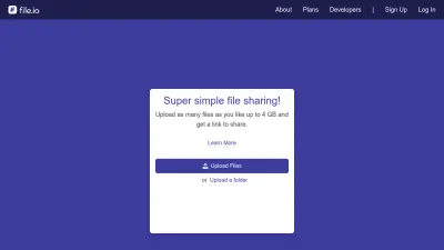 Screenshot preview of file.io