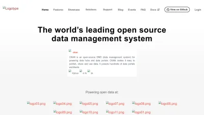 Screenshot of Ckan.org