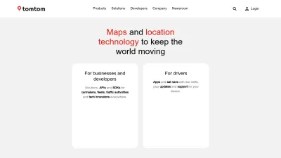 Screenshot preview of tomtom.com