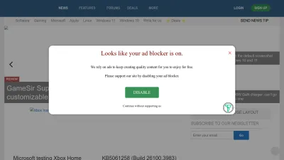 Screenshot preview of neowin.net