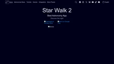 Screenshot of Starwalk.space