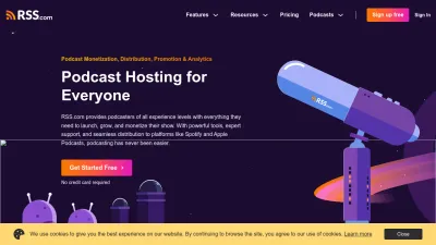 Screenshot of Rss.com
