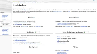 Screenshot of Kb.mozillazine.org