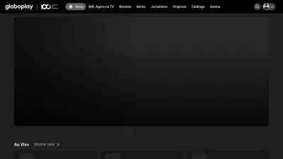Screenshot of Globoplay.globo.com