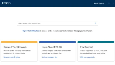 Screenshot of Ebsco.com