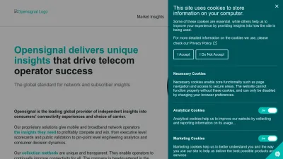 Screenshot preview of opensignal.com