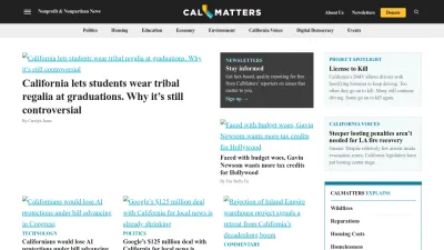 Screenshot of Calmatters.org