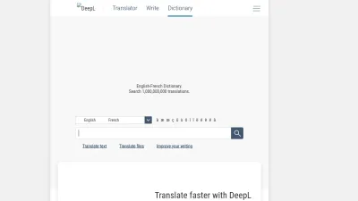 Screenshot preview of linguee.com