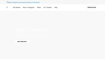 Screenshot of Business.instagram.com