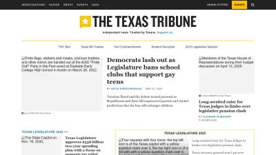 Screenshot preview of texastribune.org