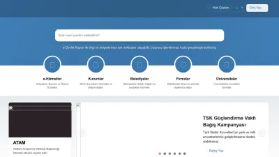 Screenshot preview of turkiye.gov.tr