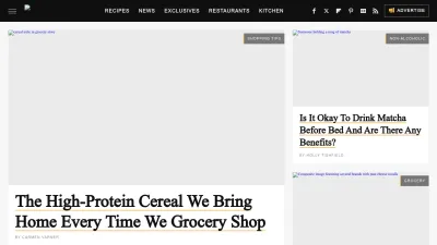 Screenshot preview of tastingtable.com